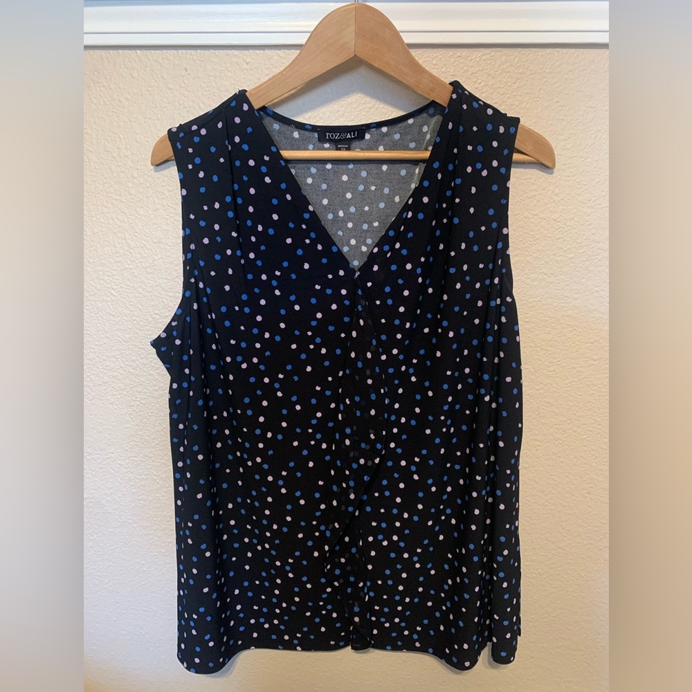 Polka dot blouse